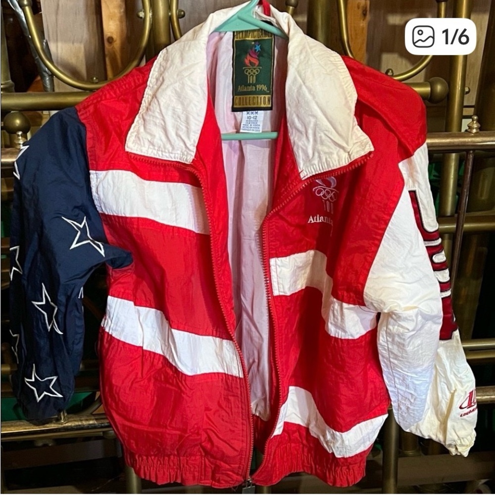 Red and White Jacket with Star Sleeve